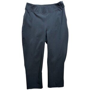 Columbia Womens Omni Shield Yoga Capri Pants Stretch Size S/P Black Activewear